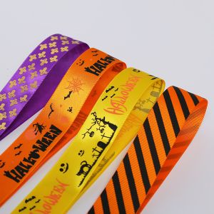 Wholesale 100% Polyester Printed Grosgrain Ribbon