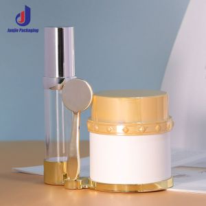 Printing Color-spray Painting ABS Plastic Empty Octagonal Attar Oil Bottle with