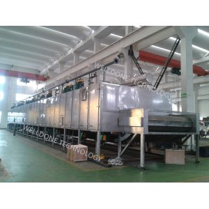 Hot Air Continuous Mesh Belt Dryer Coal Furnace Heating Source