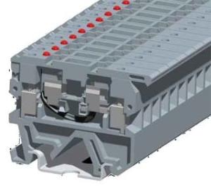 SKJ-2.5RD/X Din Rail Fuse Terminal Block With Self Locking Function