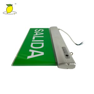 Wholesale led exit sign emergency light rechargeable led light price from china suppliers