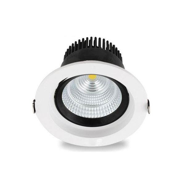 Quality 40W Dimmable COB LED Down Light  3300LM CRI 80  60 degree IP20 TUV-CE Approved for sale