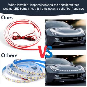LED Hood Light Strip Suitable for External Car Hood Waterproof Daytime Running