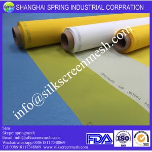 White screen meshes for textile printing(7T-200T)/polyester screen printing mesh
