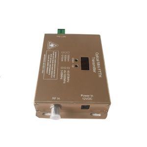 China Mini CATV Laser Transmitter , 2 Output 10m 1550nm Optical Transmitter With 10mw/12mW on sale