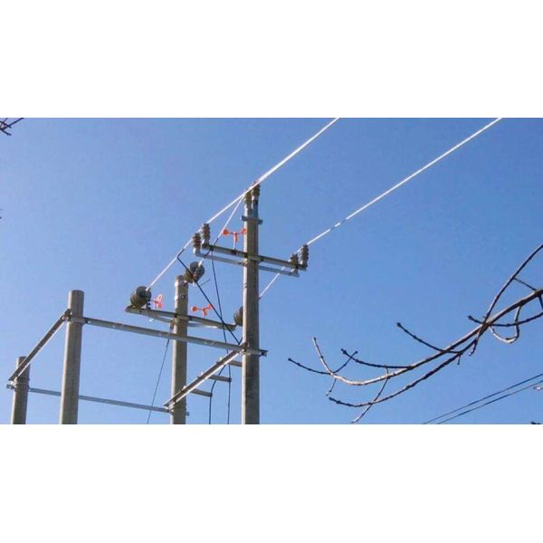 100m Span Armoring 24 Core Self Supporting Aerial Fiber Cable FRP Sheath