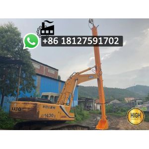 30T Excavator Long Reach Telescopic Arm With Strength Plate