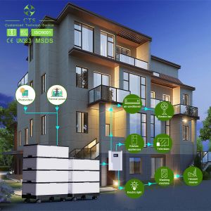 Home Solar System Storage Lifepo4 Lithium Ion Battery 100v 200v 300v 400v 100ah