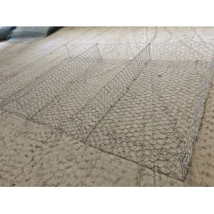 China Galvanized Gabion Baskets for Riverbank and Slope Protection on sale