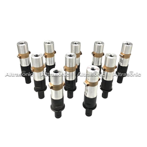 Quality Ntk Type Ultrasonic Welding Transducer , High Power Ultrasonic Transducer for sale