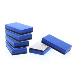 Car detailing blue sponge ceramic coating applicator