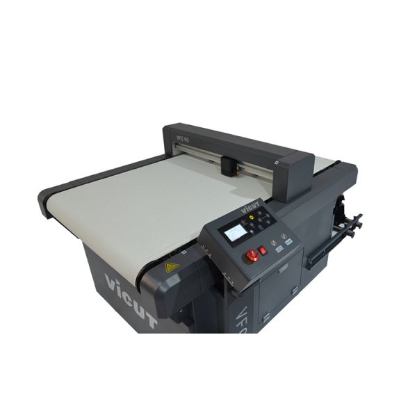 Method of Fixmedia DTF Film Cutter VFC90 Digital Flatbed Cutter Roll Auto Feed Cutter