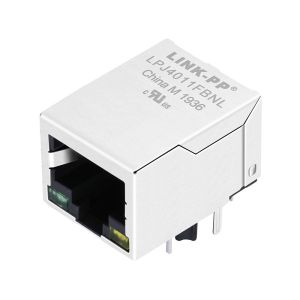 Wholesale LEDs LPJ4011FBNL 10/100M Networking HR911105AE RJ45 Modular Jack from china suppliers