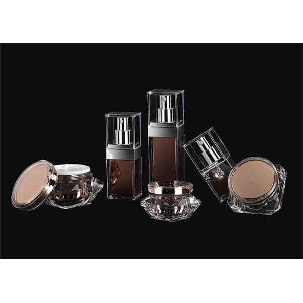 PMMA Cover Transparent Empty Cosmetic Containers15ml For Eye Cream