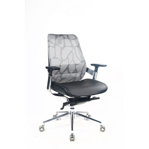 Conference Seat Slider Office Chair , 135d Mesh Back Computer Chair Over 300 Lb