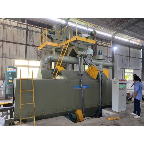 Motorized Roller Shot Blasting Machine for Channel Steel Core Component