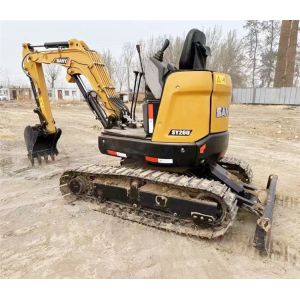 Mini Sany SY26U Excavator 26ton Operating Weight Crawler Chain Low Fuel
