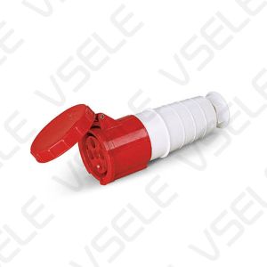 Industrial 16a 3 Pin Industrial Socket High Temperature Resistance