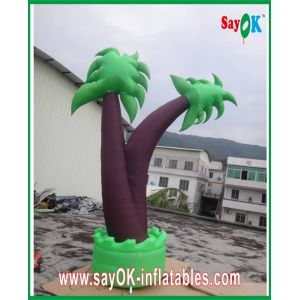 Green Tree Oxford Cloth Inflatable Tree Decoration For Festival