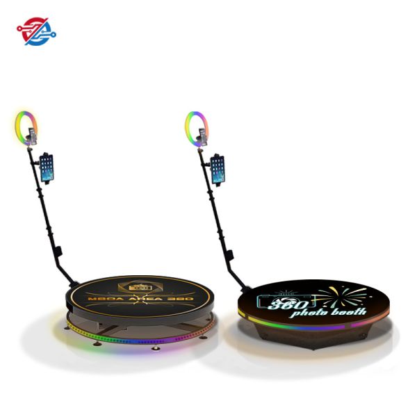 Quality Phone App 360 Photo Booth Platform Automatic Promote Relationship Rotating Spinner for sale