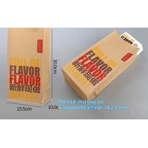 Foldable kraft paper fastfood packing box for hamburger,Factory price custom