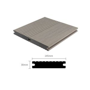 WPC Decking Board 145x30mm Waterproof Termite-Resistant Flooring