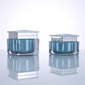 China UV Coating 15g 30g 50g Plastic Cosmetic Jars With Lids Recyclable on sale
