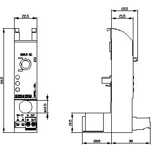 3RF2920-0FA08 Siemens 3RF 29 Mountable Accessories For Semiconductor Relay