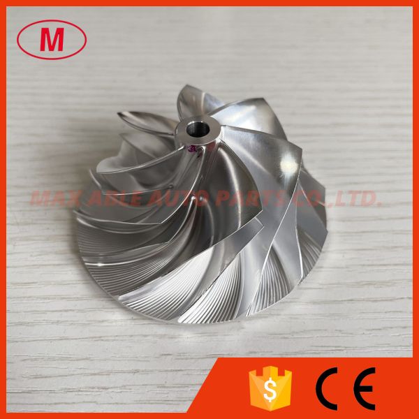 GT28 reverse 54.28/76.13mm 7+7 Blades LEP Style turbo aluminum 2618/Milling/billet compressor wheel