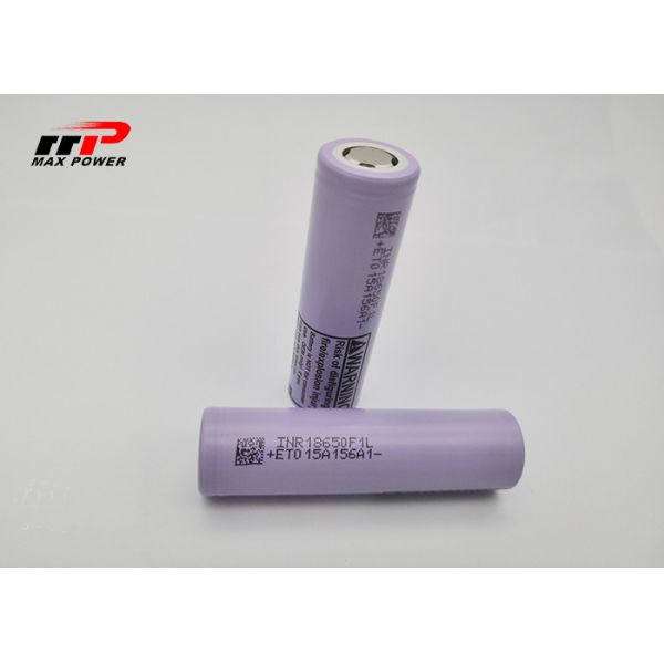 Quality IEC CB INR18650F1L 3.7V 3350mAh Lithium Ion Rechargeable Batteries for sale