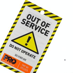 Customized Logo Plastic Safety Tag for Custom Design and Sale of Products