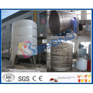 Single Layer Stainless Steel Milk Storage Tank For Juice Storage Tank SGS / CE /