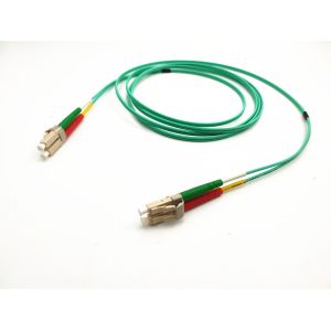 Telecom Data Centre Premium Fiber Optical Patch Cord OM3 OM4 LC To LC Customized