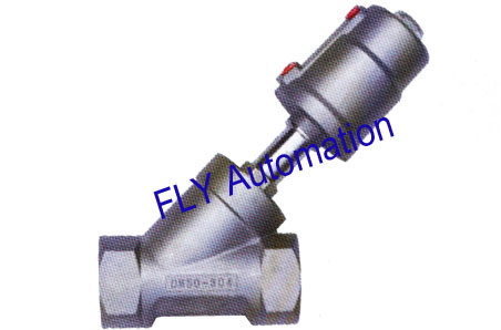 Quality 2" 2000 Type 001239 PPS Actuator Threaded Port 2/2 Way Angle Seat Valve for sale
