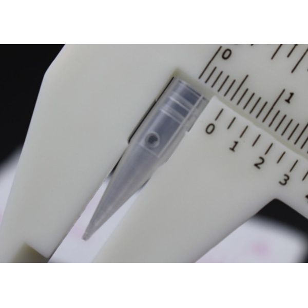 Plastic 25mm Sterilized Tattoo 1R Needles Tip Nozzle For Eyebrow Permanent Makeup Tattoo Machine Needle