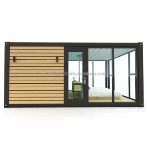 Customized Color Modern Luxury Tiny 20ft 40ft Prefab Wooden House Mobile Light