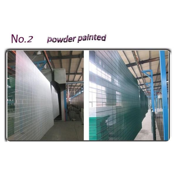 358 high security anti cutting and climb fence panels high density mesh 12.5mm x 75mm high density mesh