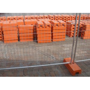 Bright Color Australian Temporary Fencing Rust Proof With Plastic Feet​