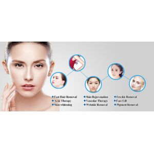 2 in 1 Customized ODM OEM IPL OPT Laser Painless Hair Removal Machine