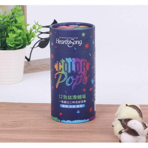 Embossing Tea Cylinder Packaging