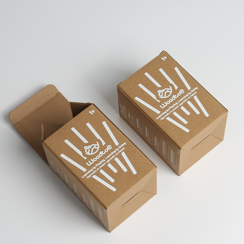 Tuck End Paper Box Packaging Mailer Box Silk Screen Printed Logo With Handle Design