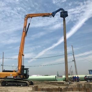 Buy cheap Flexible Control Hydraulic Pile Driver High Efficiency Quick Running Speed from wholesalers