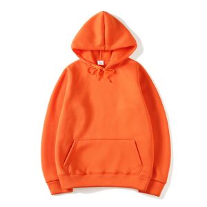 Drop Shoulder Custom Logo Plain Oversized Hooded Sweatshirt