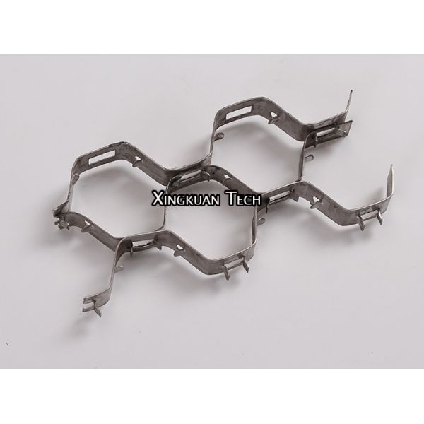 Steel Hex Metal Mesh , Hex Steel Metal Mesh For Refractory Lining