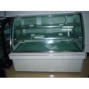 CustomizeTwo Layers Glass R134a Horizontal Cake Display Freezer Back side