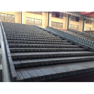 4MW Leaning Cooler Grate Plates Water Cooled Grate Simple Structure For MDF