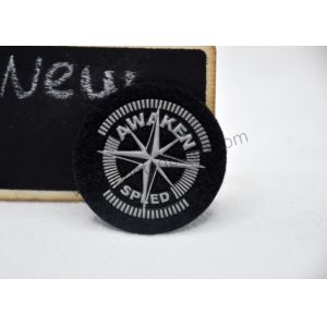 Black SGS 5cm 3M Reflective Velcro Patch High Frequency Technic