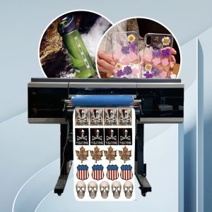 30Cm 2 Head Dtf Printer With I3200A1 head and Powder Shaking Machine Printer