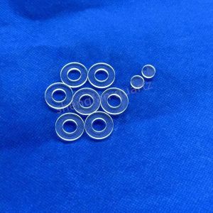 Professional Custom Transparent Quartz Punching Sheet High Temperature Resistant