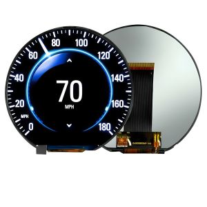 2 Wheeler Automotive TFT LCD 3.6 Inch 544x506 RGB Circular Display